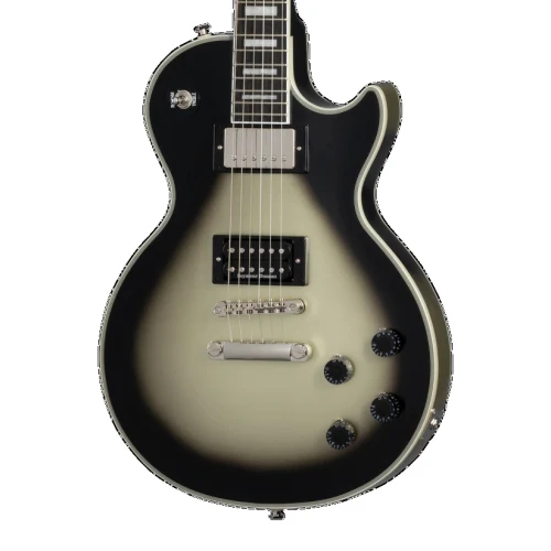 Epiphone Adam Jones Les Paul Custom Art Collection: Korin Faught’s “Sensation” Elektro Gitar (Antique Silverburst) 4