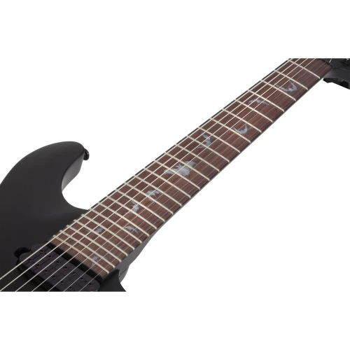 Schecter Damien-7 7 Telli Elektro Gitar (Satin Black) 7