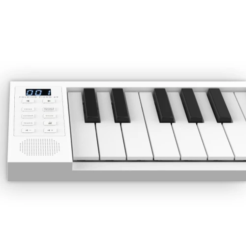 Blackstar Carry-on Folding 49 Tuşlu Taşınabilir & Katlanabilir Dijital Piyano (Beyaz) 5
