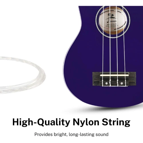 Donner DUS-10P Soprano Ukulele Seti (Mor) 3