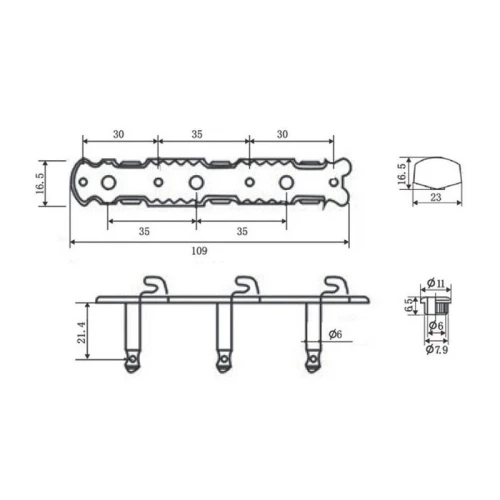 Dr. Parts AMH0101/CR Akustik Gitar Burgusu 3
