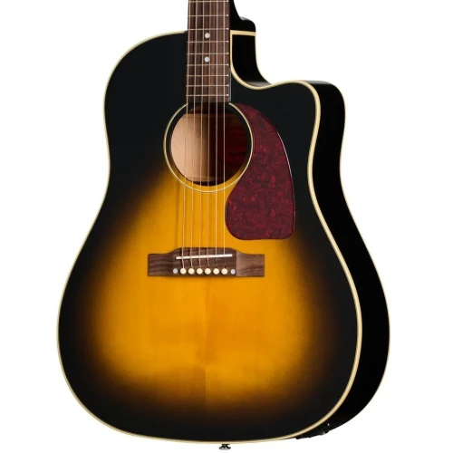 Epiphone J-45 Standard EC Elektro Akustik Gitar (Vintage Sunburst) 2