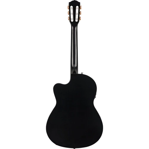 Fender CN-140SCE Nylon Thinline Black Elektro Klasik Gitar 3