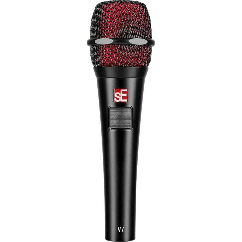 sE Electronics V7 PTT Supercardioid Talkback Dynamic Handheld Vokal Mikrofonu (Siyah) 1