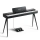 Donner Oura S100 Dijital Piyano (Black Oak Grain) 1
