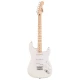 Squier Sonic Stratocaster Hard Tail Akçaağaç Klavye WPG Arctic White Elektro Gitar 1