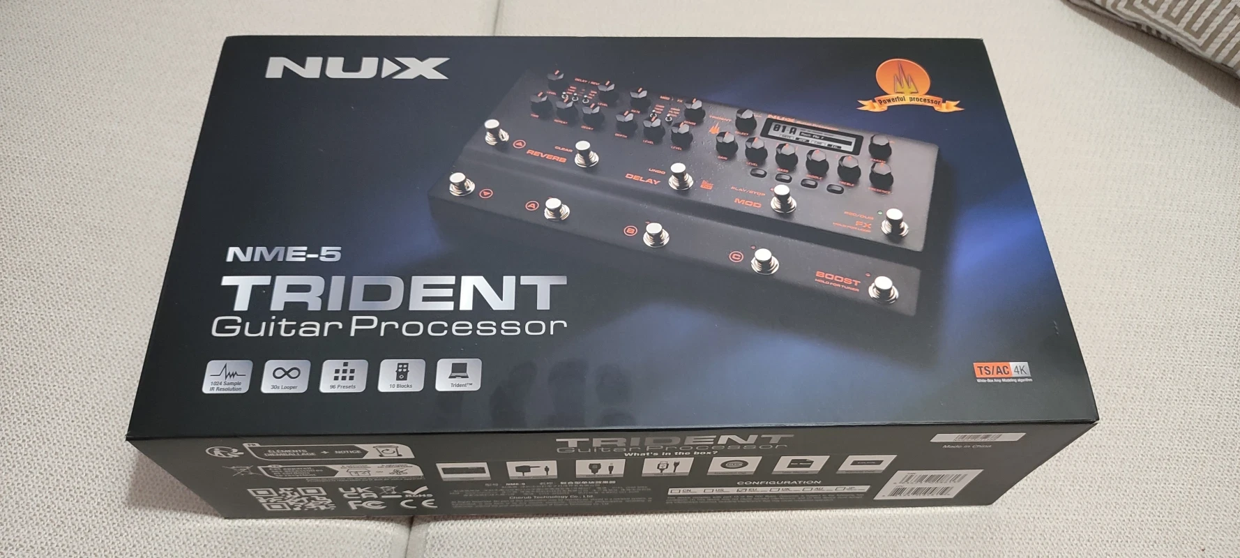 NUX Trident gitar prosesör 8
