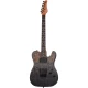 Schecter PT Standard Elektro Gitar (Black Fade Burst Burl) 1