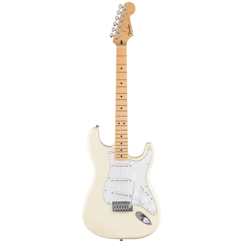 Fender Standard Stratocaster Akçaağaç Klavye Olympic White Elektro Gitar 1