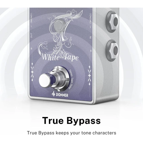 Donner Versatility Delay Pedal Time Effect Pedalı (Synthesizer/Gitar/Drum Machine Uyumlu) 5