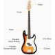 Donner Dpb-510S Bas Gitar Paketi (Sunburst) 4