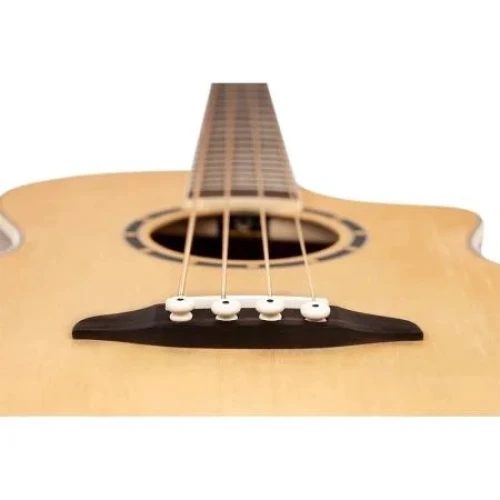 Ortega D7CE-4 Deep Series 7 Medium Scale Akustik Bas Gitar (Natural) 3