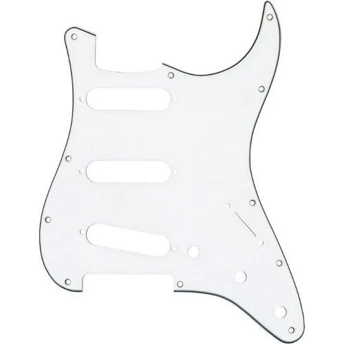Fender Pickguard Strat 11 Hole S/S/S 3-Ply W/B/W 1