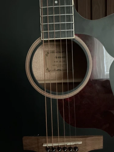 Donner DAG-1CB Cutaway Akustik Gitar Siyah 7