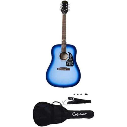 Epiphone Starling Akustik Gitar Başlangıç Paketi (Starlight Blue) 1