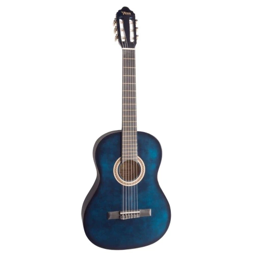 Valencia Vc104tbus Klasik Gitar 4/4 Mavi Sunburst Sap Çelikli 3