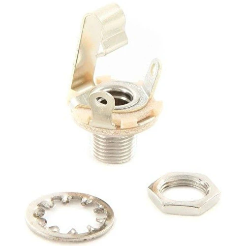 Fender 1/4 2-Conductor Guitar Output Jack with Mounting Hardware Yedek Parça 2
