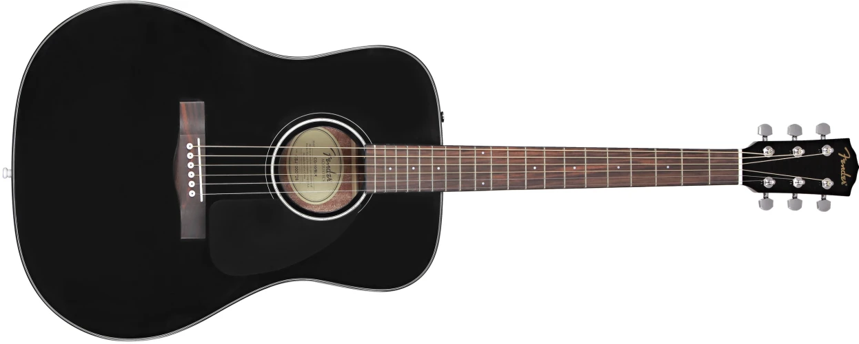 Fender CD-60 Dreadnought V3 DS Black Akustik Gitar 1