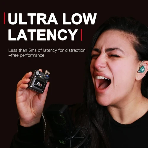 Xvive XV-U4R2 1 Verici + 2 Alıcılı Kablosuz In-ear Monitör Sistemi 5