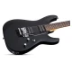 Schecter C-6 FR Deluxe Elektro Gitar (Mat Siyah) 3
