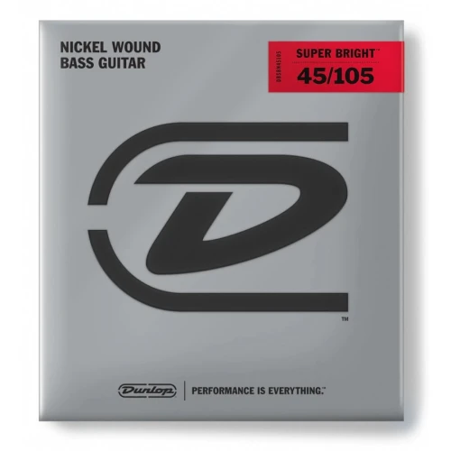 Jim Dunlop DBSBN45105 Nickel 4 Telli Bas Gitar Teli (45-105) 2