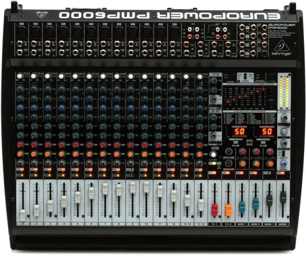 BEHRINGER EUROPOWER PMP6000 1600W 20 Kanal Power Mikser 1
