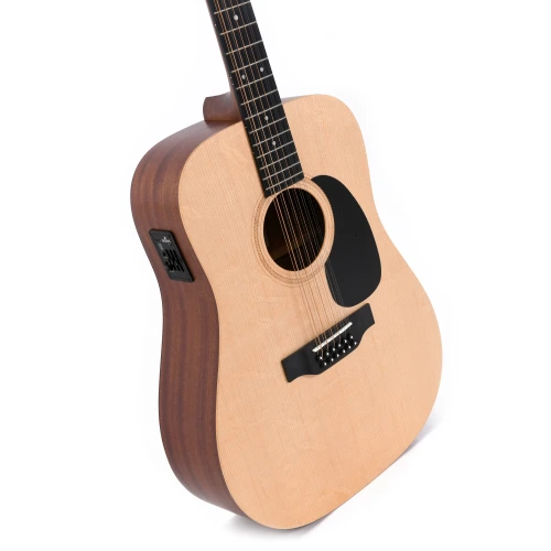 Sigma DM12E 12 Telli Elektro Akustik Gitar (Natural) 3