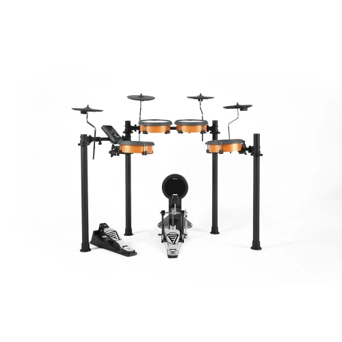 Roq Qdrum 7 Parça Elektro Davul (Turuncu) 1