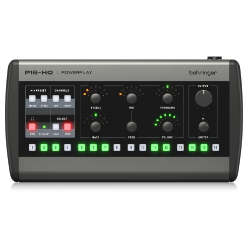 BEHRINGER P16-HQ 16-Kanal Kişisel Monitör Mikseri 1