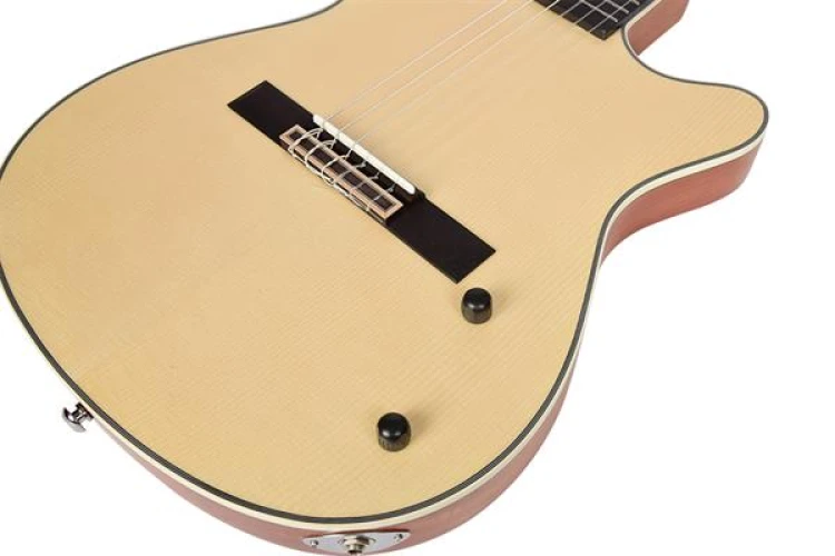 Tayste CG-100EQ Natural Silent Elektro Klasik Gitar 3