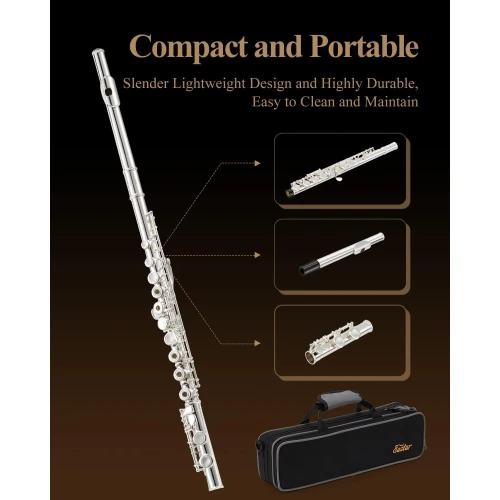 Eastar EFL-2 Yan Flüt (Gümüş Kaplama) 7