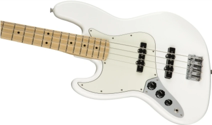 Fender Player Jazz Bass Akçaağaç Klavye Polar White Solak Bas Gitar 3