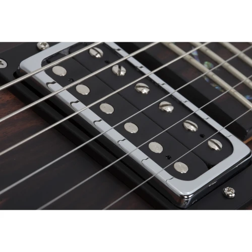 Schecter C-1 Exotic Ebony Elektro Gitar (Natural Satin) 7