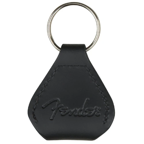 Fender Leather Pick Holder Anahtarlık Black 1