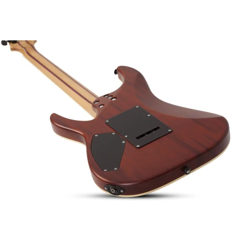 Schecter C-1 Exotic Spalted Maple Elektro Gitar (Satin Natural Vintage Burst) 6