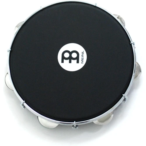Meinl PA10ABS-BK-NH Pandeiro Napa Head 10'' Tamburin (Siyah) 2
