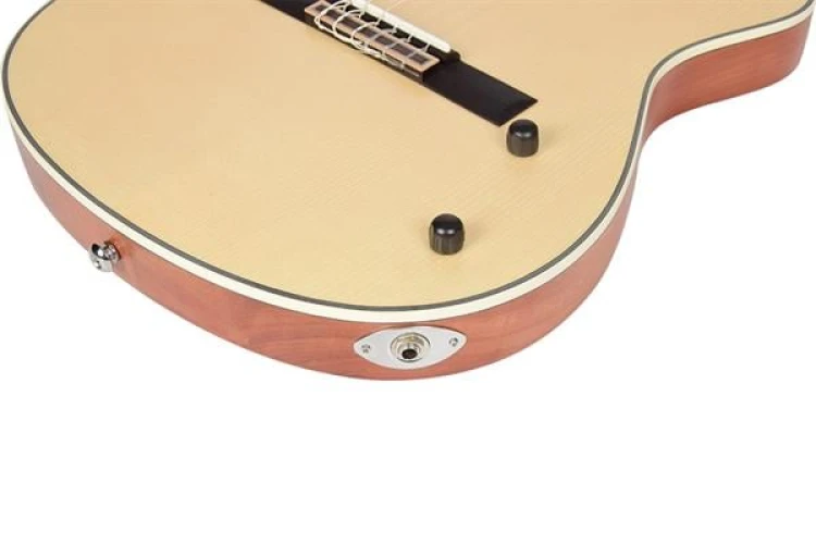 Tayste CG-100EQ Natural Silent Elektro Klasik Gitar 4