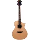 Bromo BAA4CE Cutaway Elektro Akustik Gitar (Natural) 1