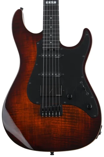 ESP E-II SN-III HT Tiger Eye Sunburst Elektro Gitar 1