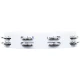 Meinl HTT10WH Stainless Steel Jingle 2-rows 10" Tour Tamburin (Beyaz) 5