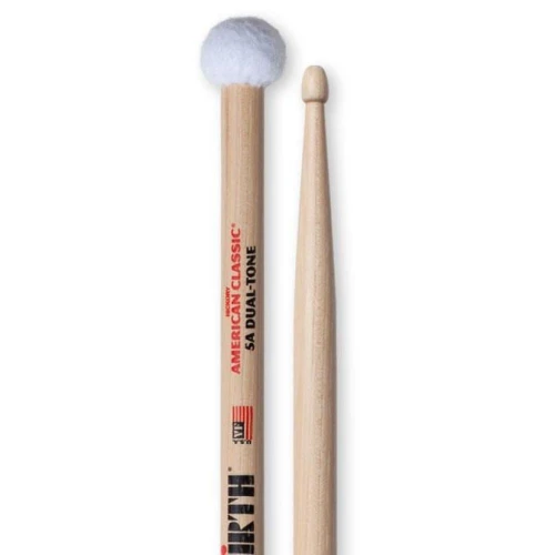 VICFIRTH V5ADT BAGET 5A DUAL-TONE, HICKORY, 0.565\"x16\" 2