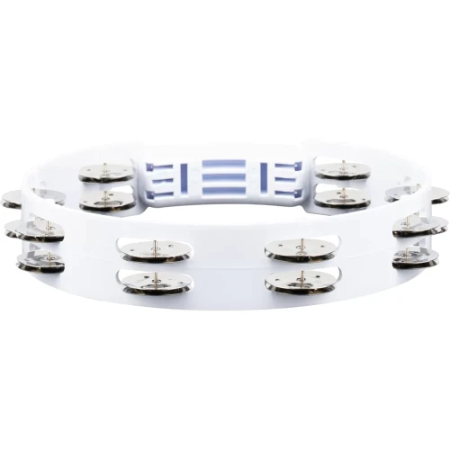 Meinl HTT10WH Stainless Steel Jingle 2-rows 10" Tour Tamburin (Beyaz) 3