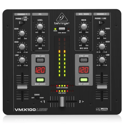 BEHRINGER Pro Mixer VMX100USB USB Dj Mikseri 1