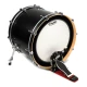 EVANS BD22EMADCW 22" DERİ KİCK KUMLU BEYAZ SÜNGERLİ TEK KAT (10 MİL) 2