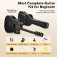 Donner DAG-1CB Cutaway Akustik Gitar Seti (Siyah) 2