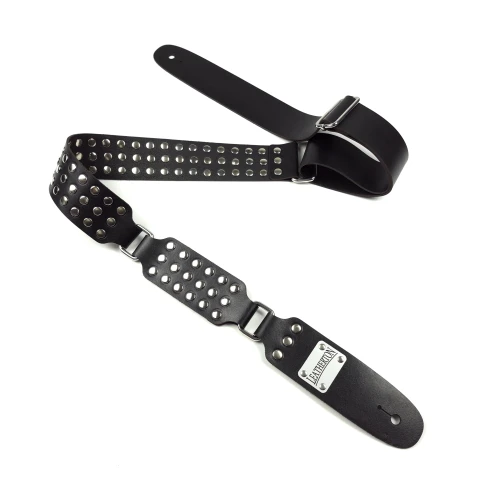 Leatherton LT Striker Hakiki Deri Gitar Askısı (Siyah) 1