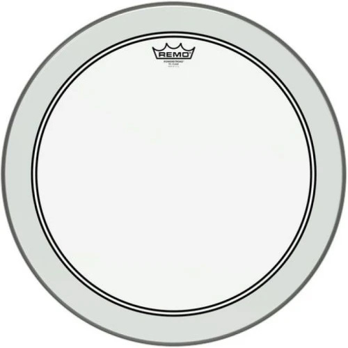 REMO P3-1318-C2- Powerstroke® P3 Şeffaf 18\" Bas Davul Derisi 1