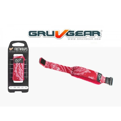 Gruv Gear FretWrap - Kırmızı Bandana - Large 1