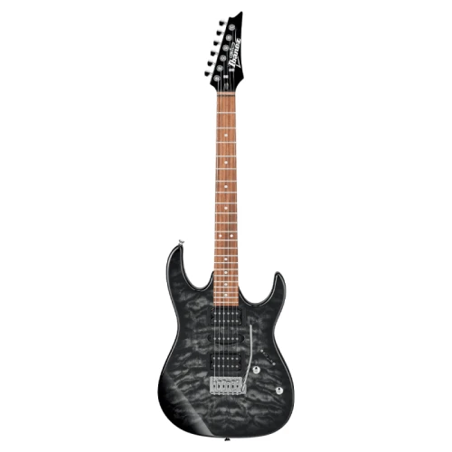 Ibanez GRX70QA-TKS Transparent Black Sunburst Elektro Gitar 3
