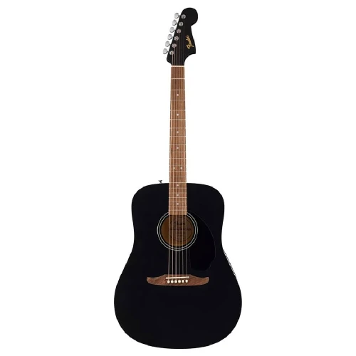 Fender California Debut Redondo Dreadnought Ceviz Klavye Black Akustik Gitar 1